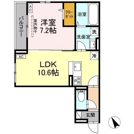 リベラマーロⅤ（302） 間取り図画像