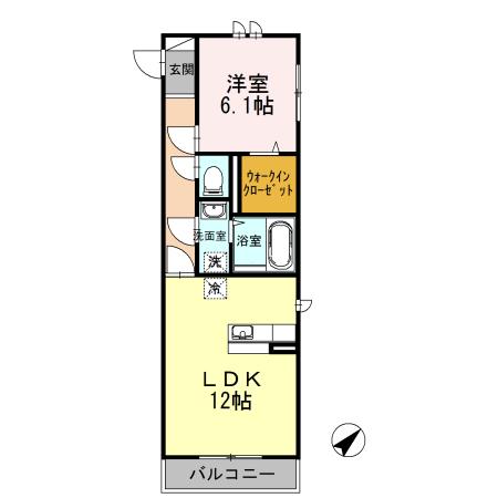 ファーストステージ本厚木（301） 間取り図画像