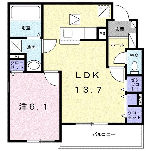 アベニール湘南（102） 間取り図画像