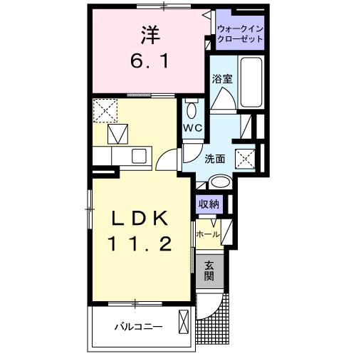 サンフォレスタ鎌倉２（101） 間取り図画像