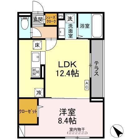ジラソーレ相模が丘（101） 間取り図画像