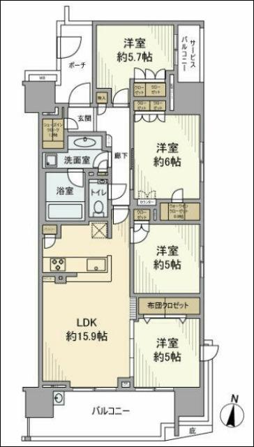  間取り図写真