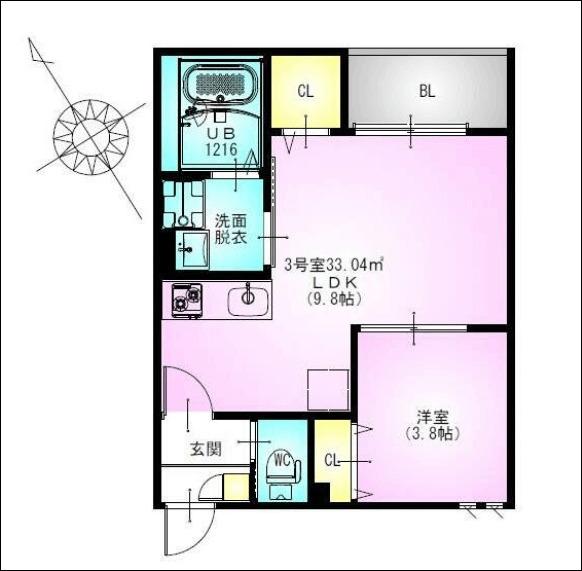  間取り図写真