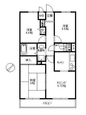  間取り図写真