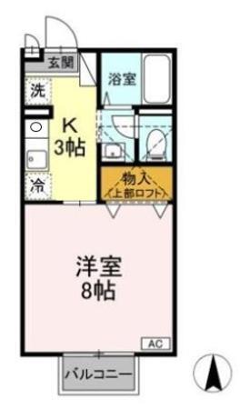 ドルフ　KⅡ（205） 間取り図画像