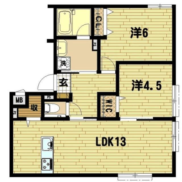  間取り図写真