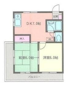 コスモＡｏｉ湘南Ⅰ（301） 間取り図画像