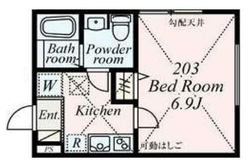 カトリエム湘南藤沢（203） 間取り図画像