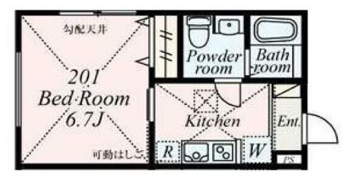 カトリエム湘南藤沢（201） 間取り図画像