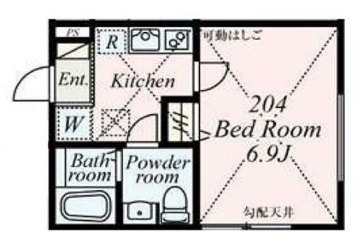 カトリエム湘南藤沢（204） 間取り図画像