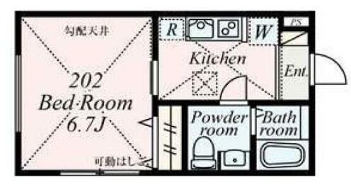 カトリエム湘南藤沢（202） 間取り図画像