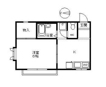 ウエストタウン（105） 間取り図画像