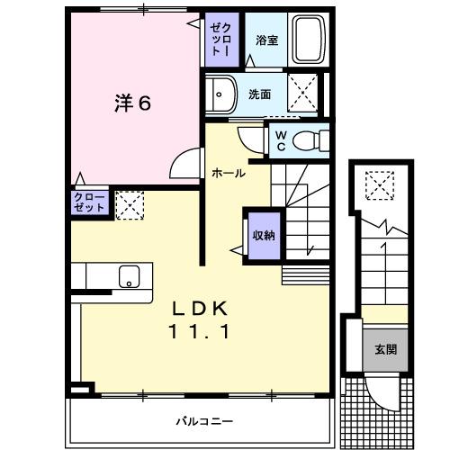 ジュイール（202） 間取り図画像