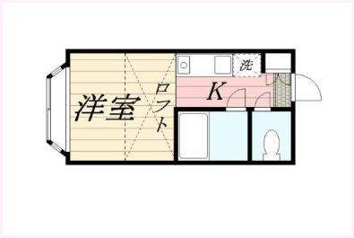 パンシオン善行NO.2（0105） 間取り図画像