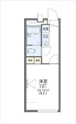レオパレスガーデニア（106） 間取り図画像