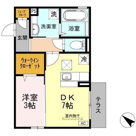 ルークス月見台（101） 間取り図画像