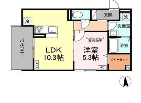 エリシア泉町（202） 間取り図画像