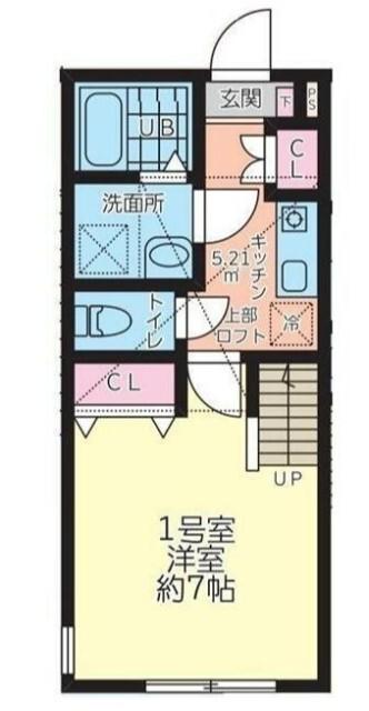 ＨａｌｅＬｕａｎａ厚木関口（201） 間取り図画像