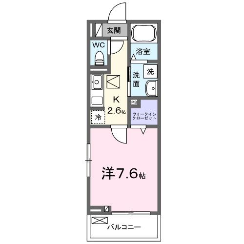 ブリュージュ　テラス（104） 間取り図画像