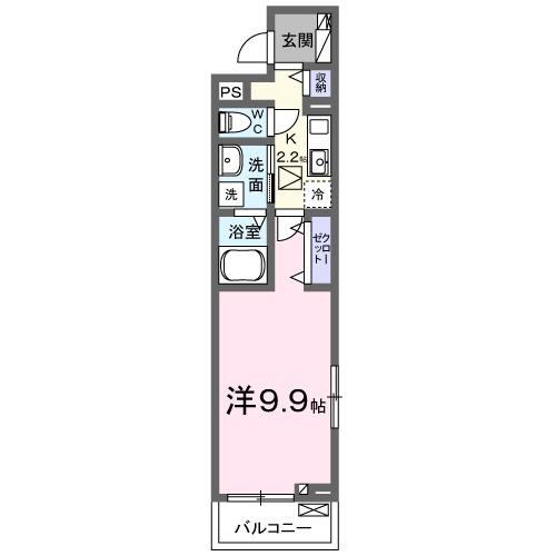 ブリュージュ　テラス（101） 間取り図画像