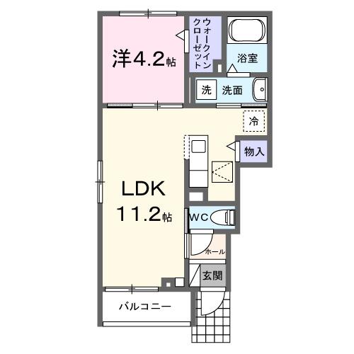 リベラフィオーレ（101） 間取り図画像