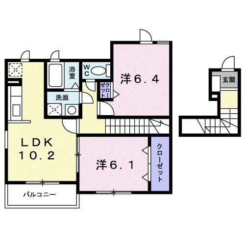 シナモン（201） 間取り図画像