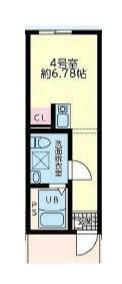 ノーステラス（204） 間取り図画像