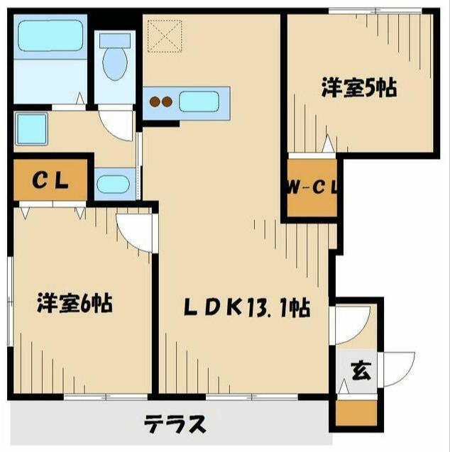 へーベルメゾンＳａｋｕｒａ（102） 間取り図画像