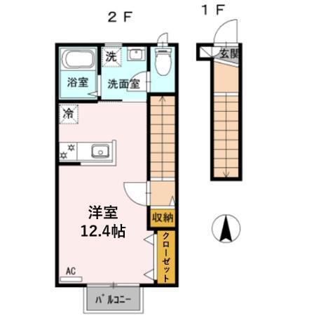 アークグレイス　Ⅲ（202） 間取り図画像