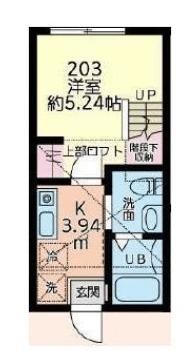 パークテラス立場（203） 間取り図画像