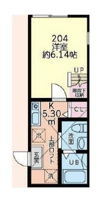 パークテラス立場（204） 間取り図画像