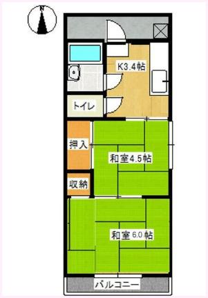 レピュート小林Ａ（102） 間取り図画像