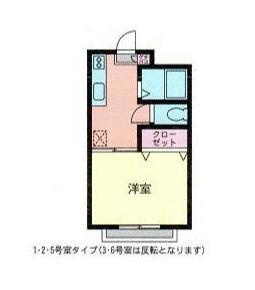 シティーコーポ中山（105） 間取り図画像