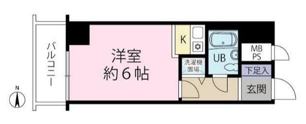 アーバンヒルズ本厚木（703） 間取り図画像