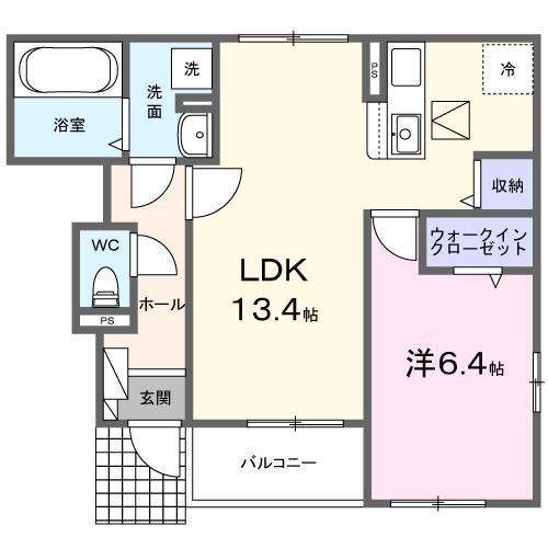 上荻野アパート（103） 間取り図画像