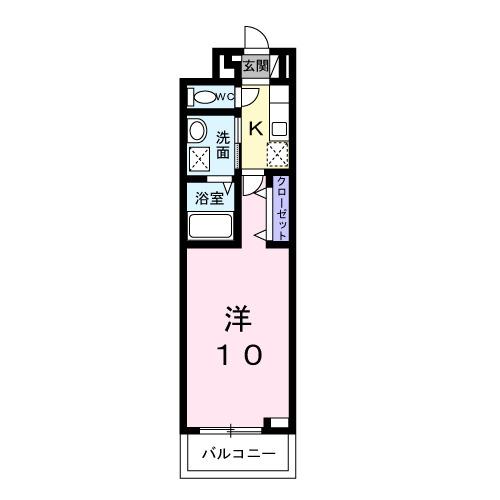 アイル：ヴィラＫ（203） 間取り図画像