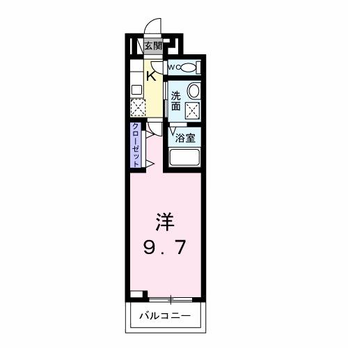 アイル：ヴィラＫ（202） 間取り図画像