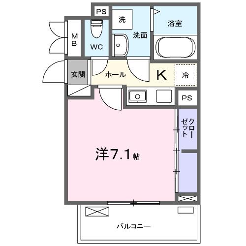 グラース（304） 間取り図画像