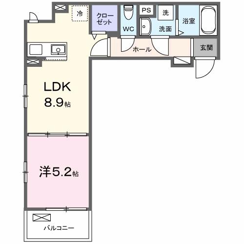 グラース（302） 間取り図画像