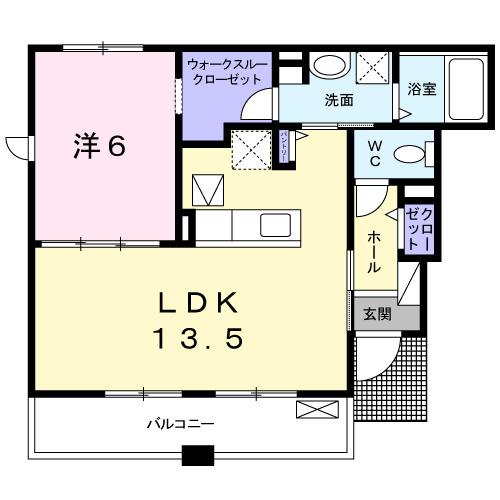 ラフレシールⅢ（101） 間取り図画像