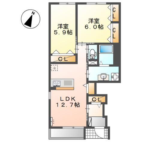 マノワールⅠ 間取り図画像