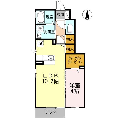 ドルチェ高座渋谷（102） 間取り図画像
