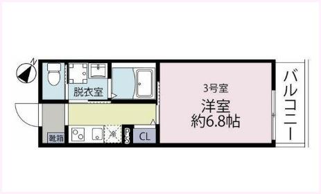 ルミア南林間（103） 間取り図画像