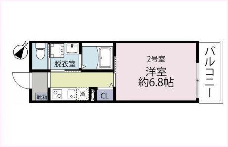 ルミア南林間（102） 間取り図画像
