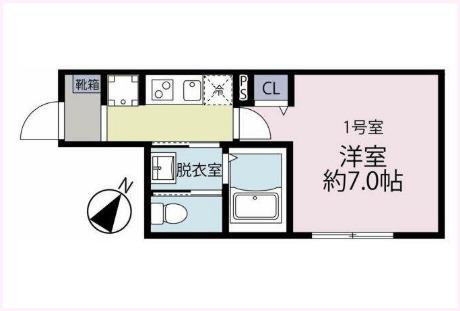 ルミア南林間（301） 間取り図画像