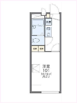 レオパレスコンフォート（102） 間取り図画像