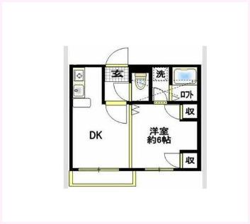 フジパレス湘南　五番館（101） 間取り図画像