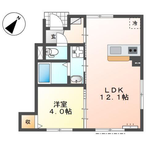 アルカディア 間取り図画像