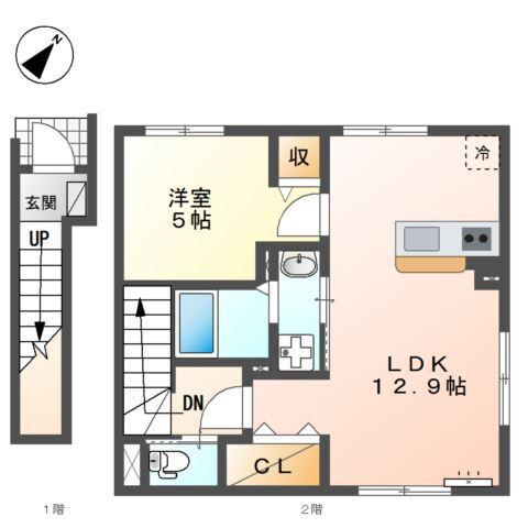 アルカディア 間取り図画像