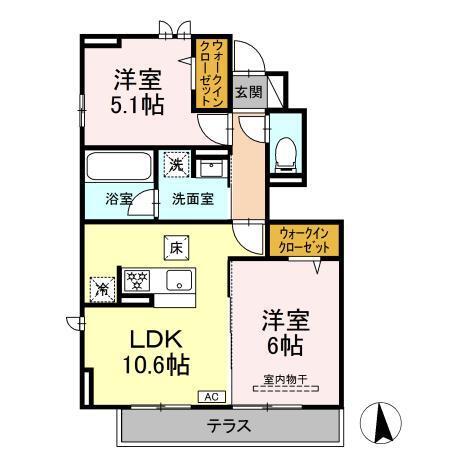 泉区上飯田町AK計画（103） 間取り図画像